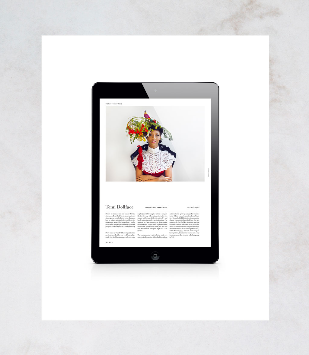 Moyi, afro lifestyle magazine. Layout made by the belgian graphic design agency studio fiftyfifty based in brussels. Webdesign