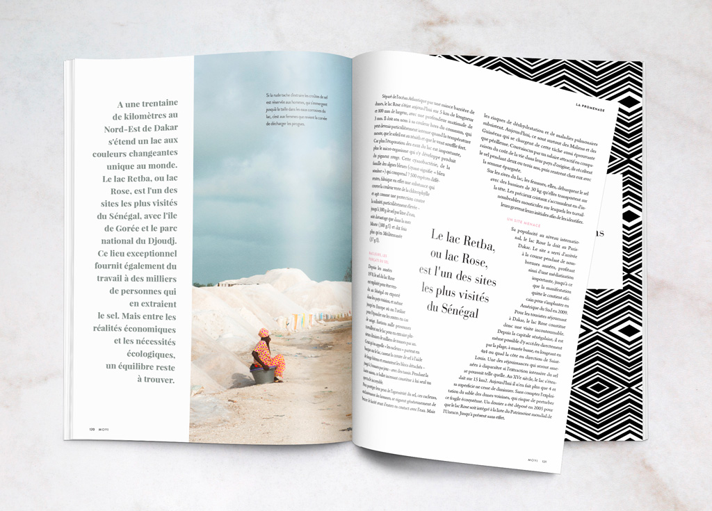 Moyi, afro lifestyle magazine. Layout made by the belgian graphic design agency studio fiftyfifty based in brussels