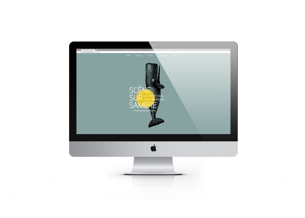 nouvelle identité et branding pour le festival musical belge scène sur Sambre par Studio fiftyfifty