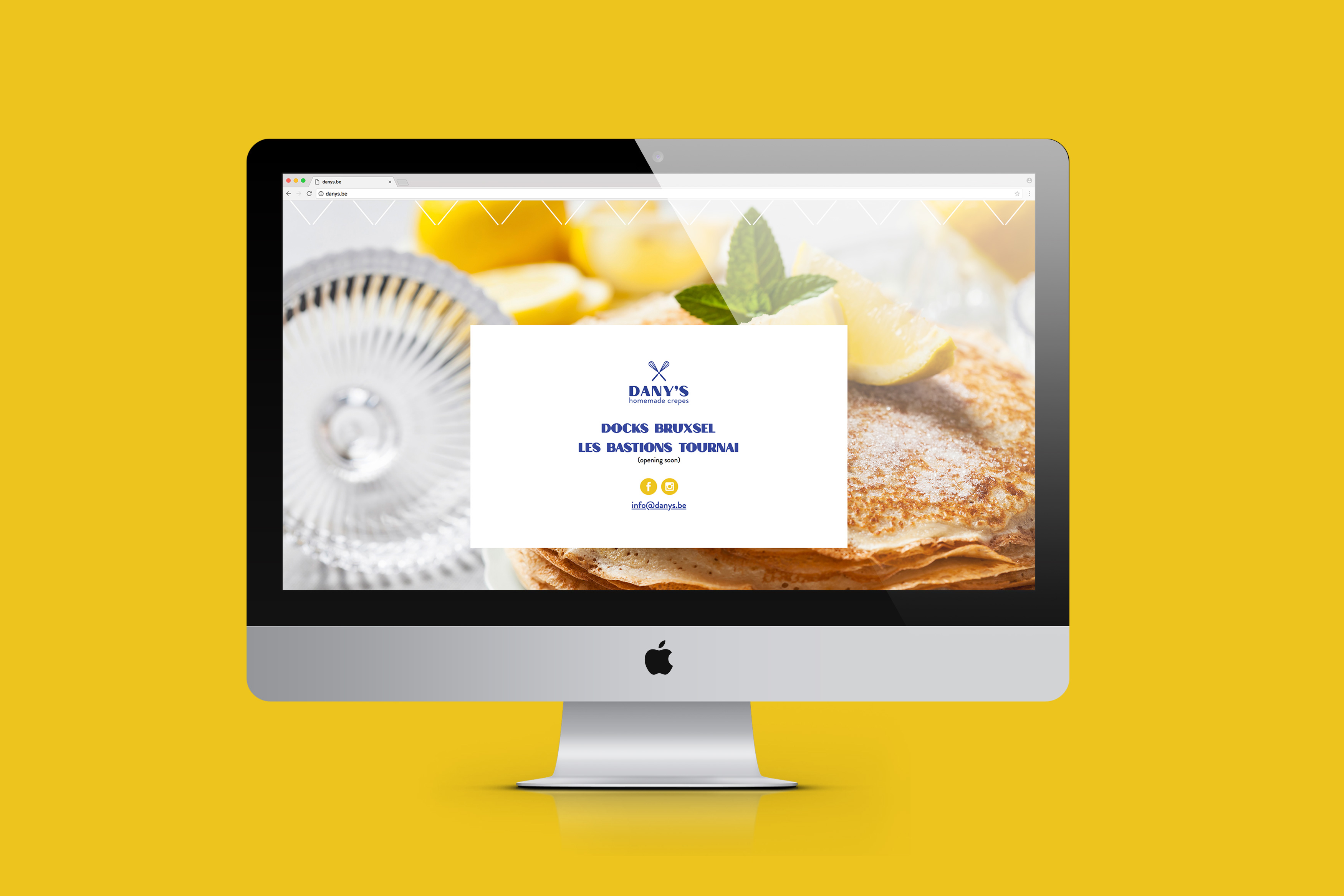 crèpes, food corner, mall, dany's, Studio fiftyfifty, pâtisserie, lunch, brunch, graphic identity, webdesign