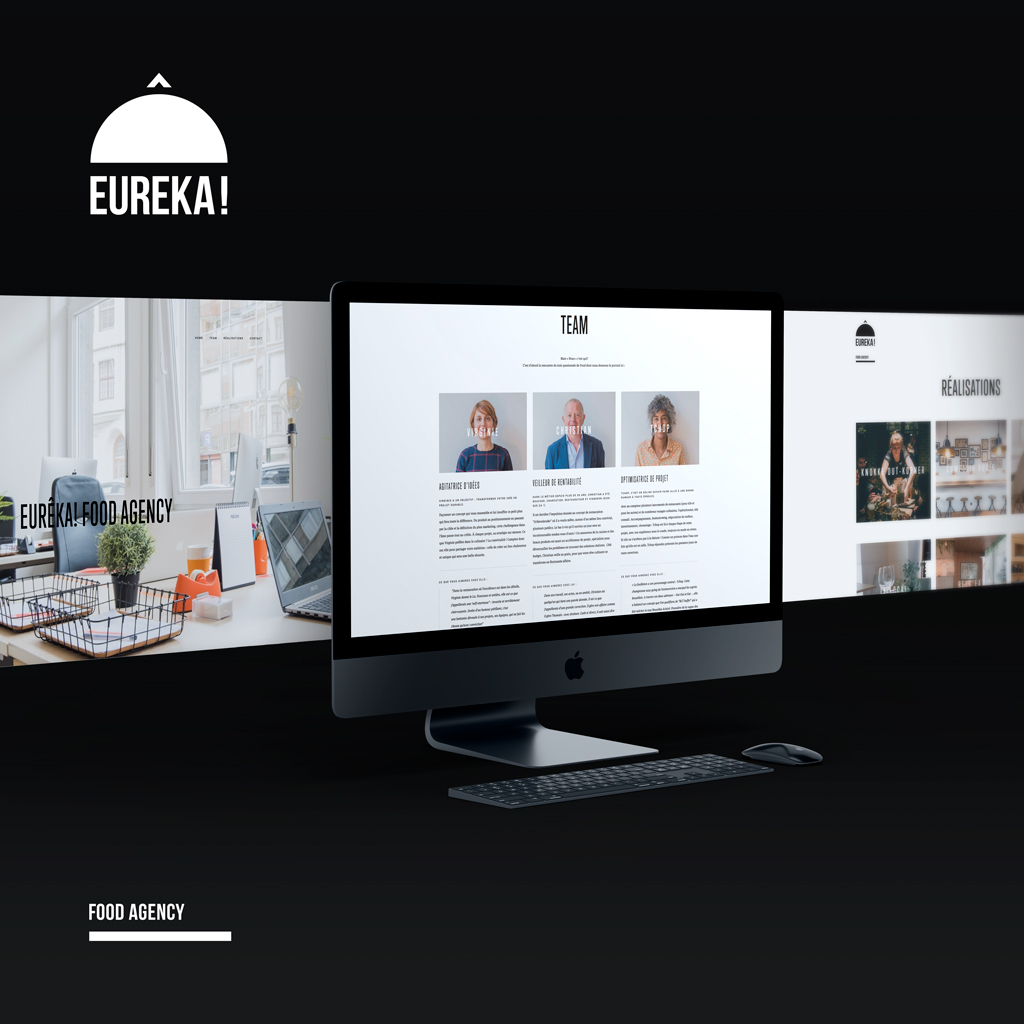 Eureka food agency, studio fiftyfifty, agence de graphisme et de communication bruxelles, communication agency brussels, webdesign, food agency