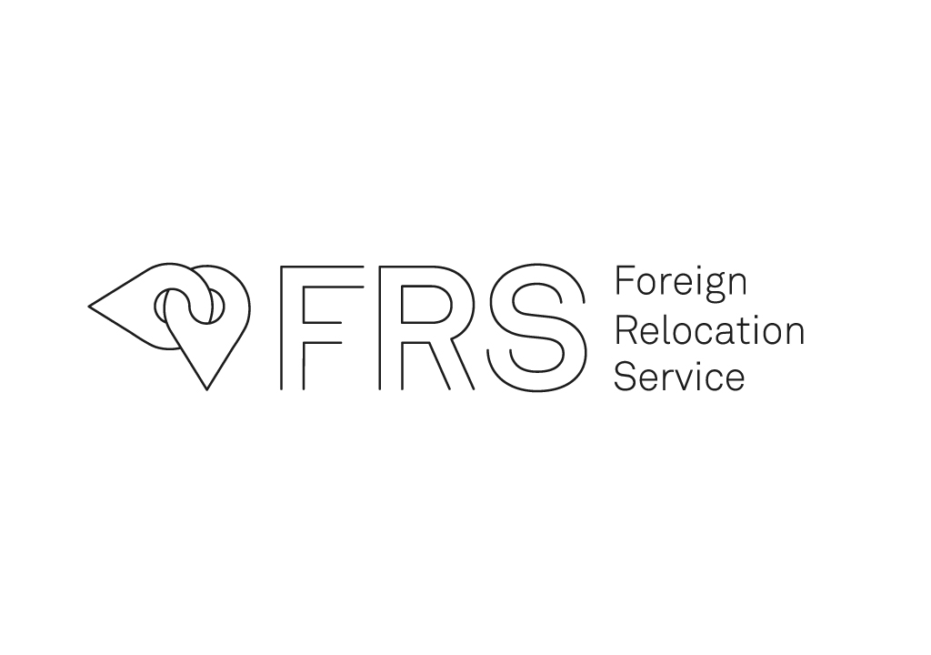 frs foreign relocation service belgium branding graphic identity by studio fiftyfifty