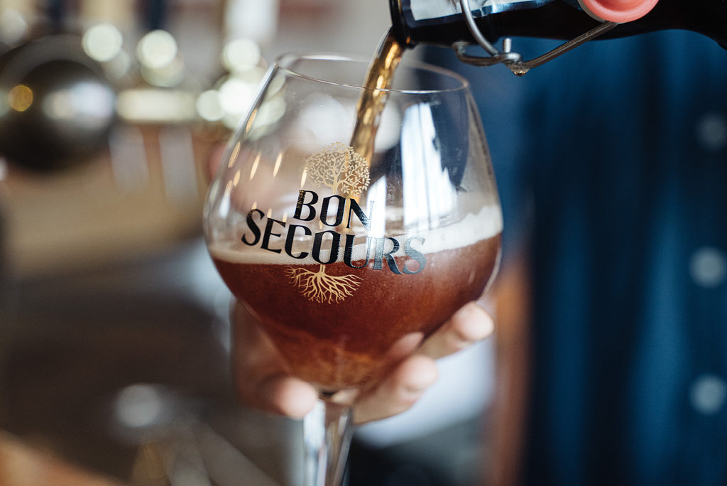 bon secours, bière, bière belge, branding, packaging, bruxelles, belgique, graphisme, logo, rebranding, design, food, marketing