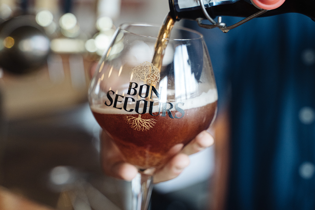 bon secours, bière, bière belge, branding, packaging, bruxelles, belgique, graphisme, logo, rebranding, design, food, marketing