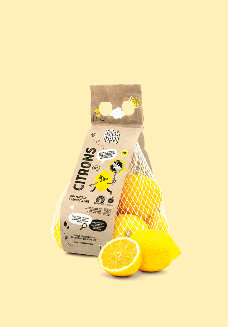 Terrehappy Terre Happy branding food packaging agence de communication Belgique Bruxelles graphisme Studio Fiftyfifty logo écologie eco brand