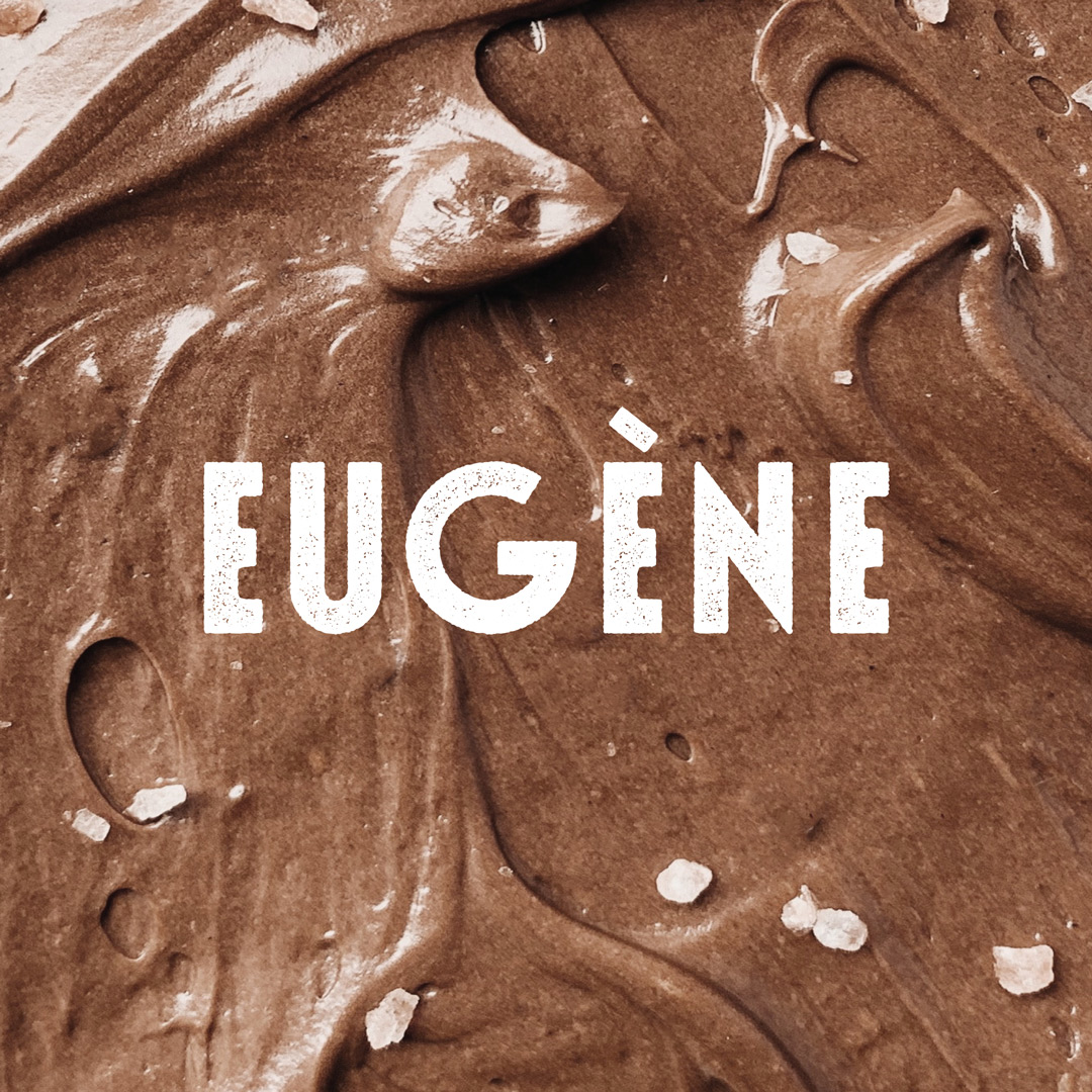 Eugène chocolatier identité graphique Bruxelles Studio Fiftyfifty Branding Packaging
