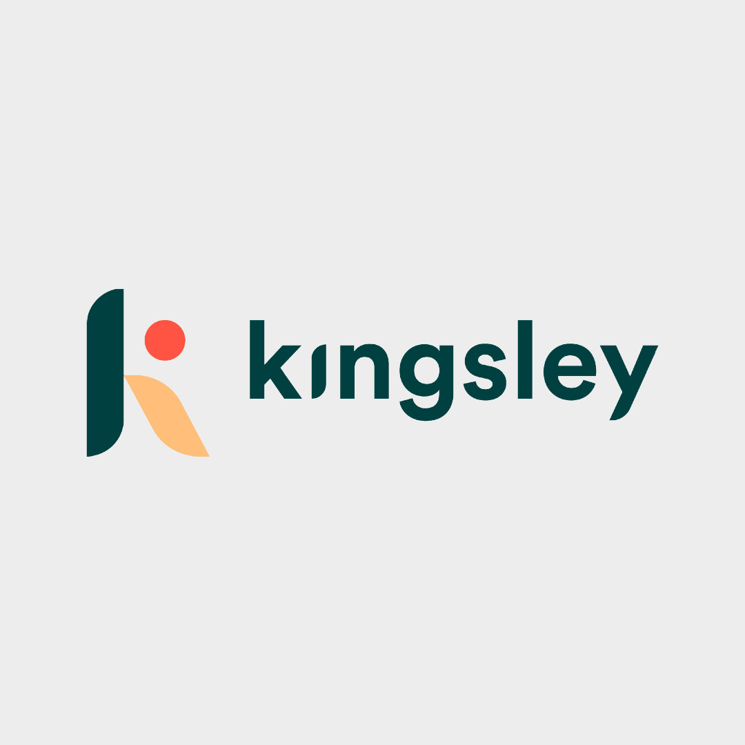 Kingsley partner chasseur de tête recrutement belgique benelux rebranding identité graphique agence de communication branding fiftyfifty
