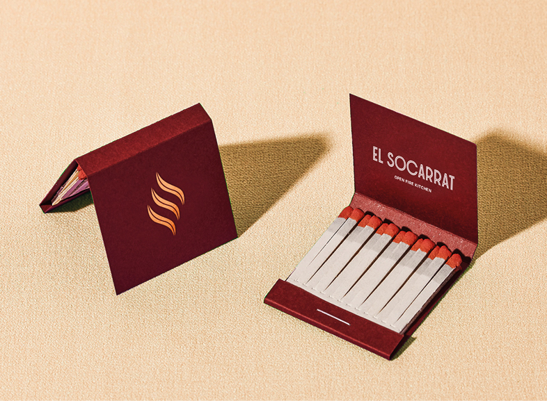 El Socarrat restaurant belgique gastronomie bar bruxelles graphisme logo enseigne agence de communication studio fiftyfifty branding